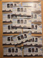 13 x postzegelvelletje Johannes Vermeer, Postzegels en Munten, Verzenden, Postfris