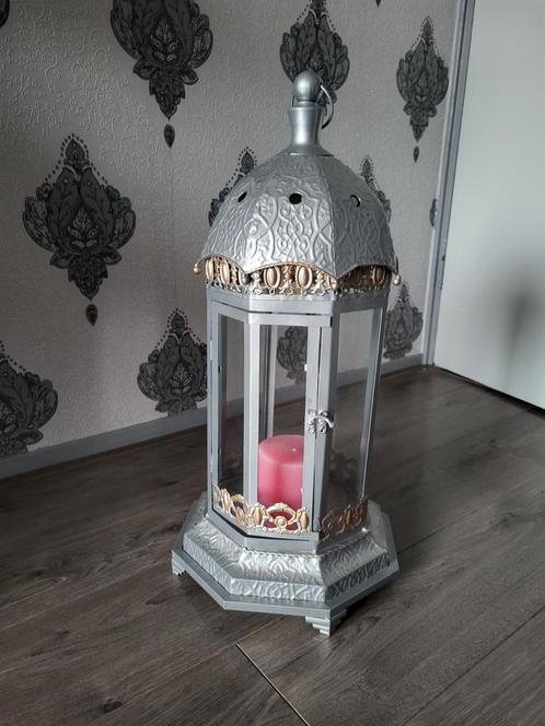 Grote lantaarn voor binnen of buiten, Huis en Inrichting, Woonaccessoires | Kandelaars en Kaarsen, Nieuw, 50 tot 75 cm, Metaal