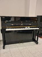 C. Bechstein Studio 115 PE occasion (1994) zwart hoogglans, Muziek en Instrumenten, Gebruikt, Zwart, Niet ingevuld, Piano
