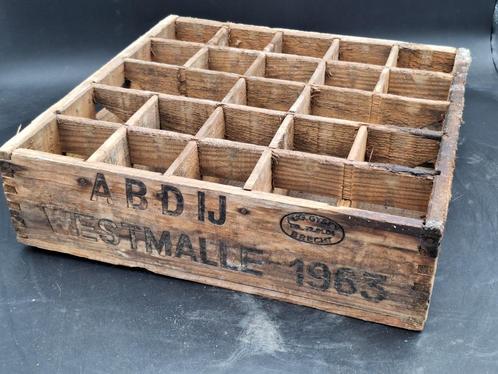 oude bierbak ABDIJ WESTMALLE, 1963, Antiek en Kunst, Curiosa en Brocante, Ophalen of Verzenden