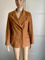 i695 Xandres maat M=38/40 wol + zijde jasje blazer colbert, Kleding | Dames, Maat 38/40 (M), Bruin, Ophalen of Verzenden, Zo goed als nieuw