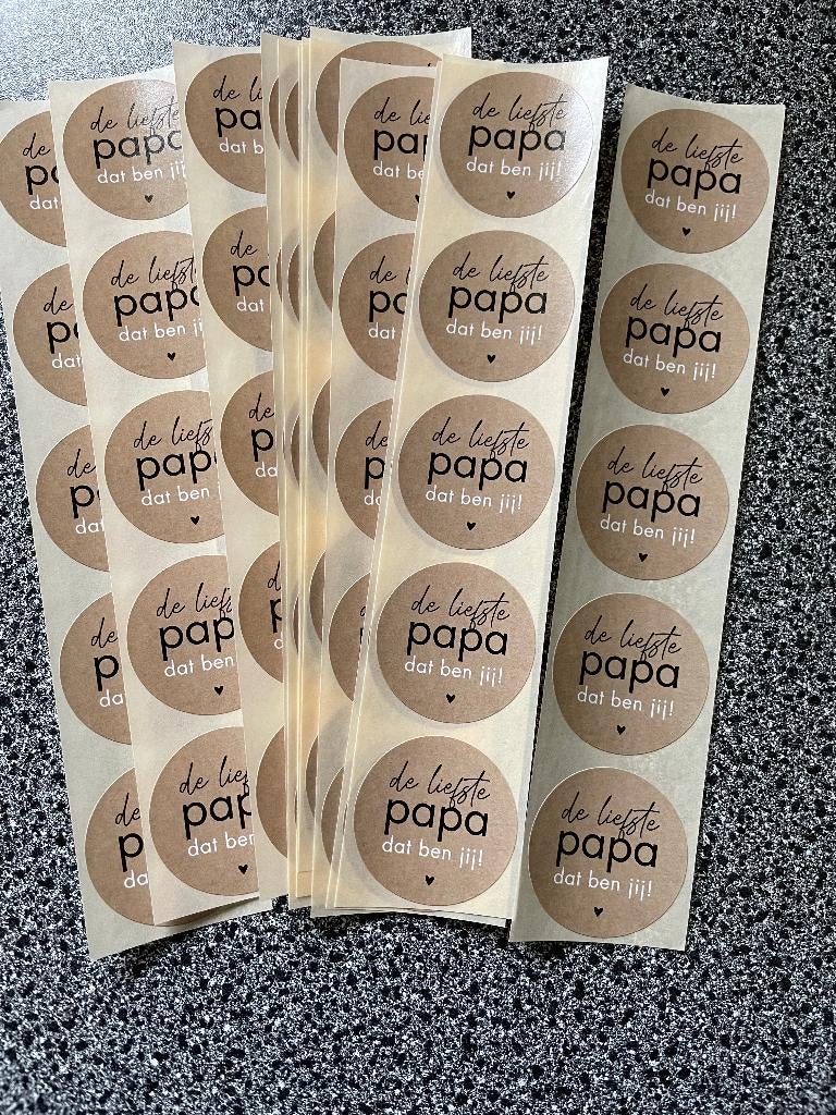 STICKER: De Liefste Papa dat ben jij, Ophalen of Verzenden, Nieuw, Sticker