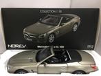 Mercedes-Benz SL 500 2012 dark grey matt  (1:18, Norev), Auto, Norev, Norev, Ophalen of Verzenden