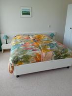bed 2 persoons, Huis en Inrichting, Slaapkamer | Bedden, Ophalen, Overige materialen, Gebruikt, Wit