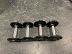 M&F rubberen dumbells 2 en 3 kg gewichten set, Dumbbell, Gebruikt, Dumbells, Ophalen of Verzenden