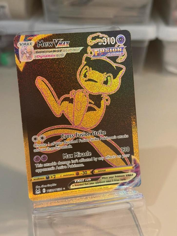 Mew VMAX Lost Origin Trainer Gallery, Hobby en Vrije tijd, Verzamelkaartspellen | Pokémon, Zo goed als nieuw, Ophalen of Verzenden