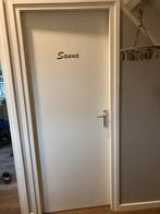 Houten binnendeuren met kozijn. ( gedemonteerd ), Ophalen, Zo goed als nieuw, Binnendeur, 200 tot 215 cm