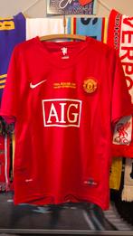 Manchester United retro thuisshirt 2007/2008, Sport en Fitness, Voetbal, Maat L, Verzenden, Zo goed als nieuw, Shirt
