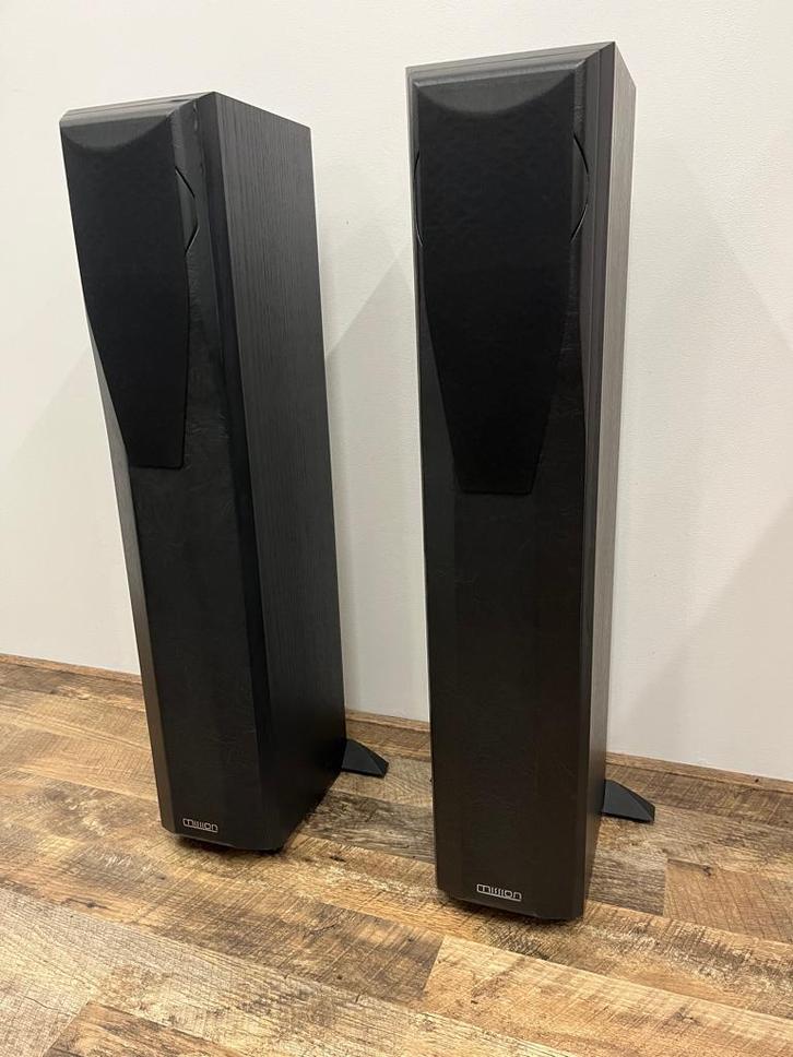 Mission 773 luidsprekers, Audio, Tv en Foto, Luidsprekers, Zo goed als nieuw, Front, Rear of Stereo speakers, 60 tot 120 watt