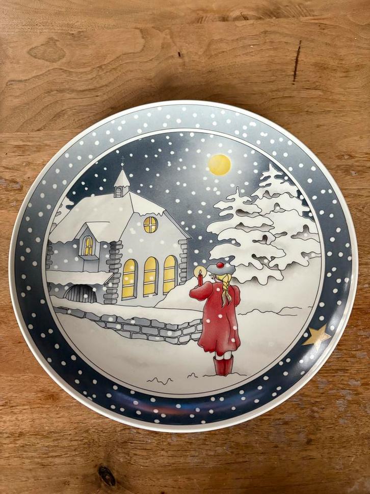 Villeroy & Boch Kerstbord, Diversen, Kerst, Zo goed als nieuw, Ophalen of Verzenden