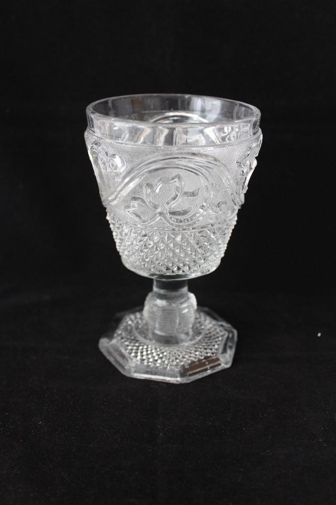 Antiek Frans Baccarat St Louis Le Creusot bokaal 1840, Antiek en Kunst, Antiek | Glas en Kristal, Ophalen of Verzenden