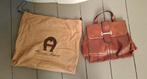 Etienne Aigner leren damestas, Ophalen of Verzenden, Zo goed als nieuw, Bruin, Handtas