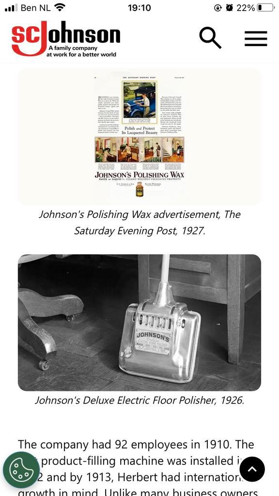 Antieke Johnson's Deluxe Elektrische Vloer Polijstmachine 19, Antiek en Kunst, Antiek | Gereedschap en Instrumenten, Ophalen of Verzenden