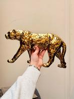 Gouden panter Keramiek Beeld, Verzamelen, Beelden en Beeldjes, Ophalen of Verzenden, Gebruikt, Dier
