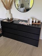 Ikea Malm kast met lades, zwart, Ophalen, Zo goed als nieuw