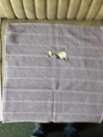 Keukenset handoek theedoek en vaatdoek met bloem geborduurd., Ophalen of Verzenden, Nieuw, Paars, Theedoek of Handdoek