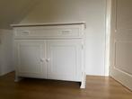 Commode massief eiken wit, 50 tot 70 cm, 105 cm of meer, Zo goed als nieuw, 100 cm of meer