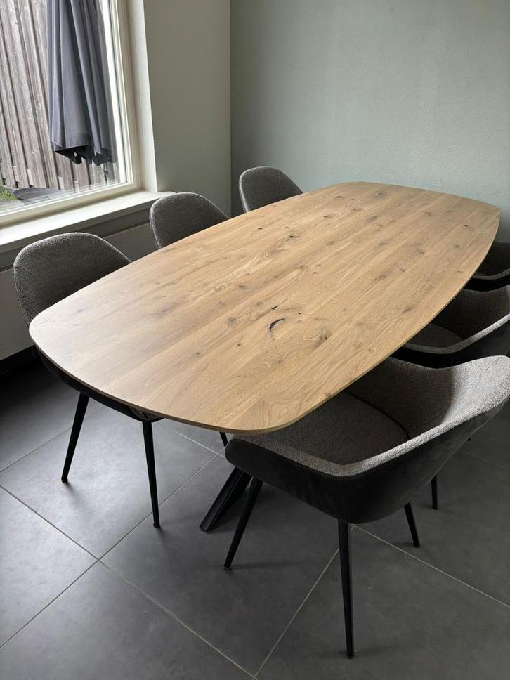 Eiken Eettafel Deens Ovaal Massief Eiken Beste Kwaliteit, Huis en Inrichting, Tafels | Eettafels, Nieuw, 100 tot 150 cm, 200 cm of meer