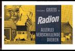 GEZOCHT Radion boerderij dieren verpakking 1961, Ophalen of Verzenden