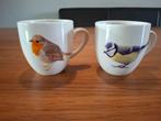 2 Elwin vd Kolk Koffiemokken - Roodborst & Pimpelmees, Huis en Inrichting, Ophalen of Verzenden