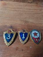 3x ddr speld, Verzamelen, Militaria | Algemeen, Ophalen of Verzenden, Landmacht, Duitsland, Embleem of Badge