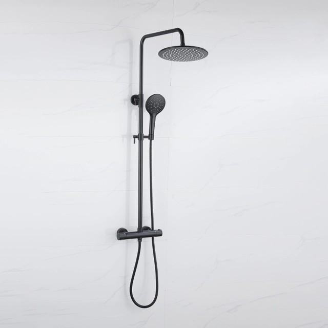 FortiFura Calvi Rain Shower Set - Thermostatic -Regendouche, Huis en Inrichting, Badkamer | Complete badkamers, Nieuw, Met douche