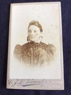 CDV, Vrouw, C.J.L. Vermeulen, Den Haag, Carte de Visite 6, Ophalen of Verzenden, Voor 1940, Gebruikt, Foto