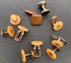 Unieke Vintage klassieke boorde knopen jaren ‘30, Sieraden, Tassen en Uiterlijk, Manchetknopen, Ophalen of Verzenden