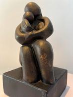 LOT:2508F-Bronzen Beeld Moeder en Kind, Ophalen of Verzenden