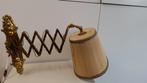 Antieke schaarlamp., Huis en Inrichting, Lampen | Wandlampen, Ophalen of Verzenden, Gebruikt