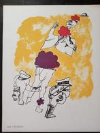 Jack Vanarsky Argentinië litho 1967 stijl Lucebert, Antiek en Kunst, Kunst | Litho's en Zeefdrukken, Verzenden