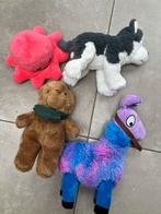 4 X SCHATTIGE KNUFFELS MOOD OCTOBUS / HOND / BEER EN  LAMA, Ophalen of Verzenden, Zo goed als nieuw, Overige typen