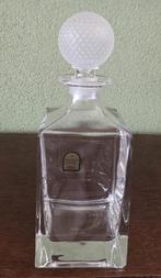 Vintage Davinci kristallen karaf met golfbal stopper, Ophalen of Verzenden