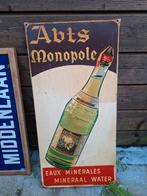 Emaille reclamebord Abts Monopole, Verzamelen, Merken en Reclamevoorwerpen, Ophalen of Verzenden, Zo goed als nieuw, Reclamebord