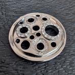 Quoins disk luxe, Sieraden, Tassen en Uiterlijk, Overige voorstellingen, Nieuw, Ophalen of Verzenden, Zilver