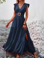 Elegante jurken, Maat 38/40 (M), Blauw, Nieuw, Ophalen of Verzenden