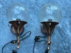 Vintage Wandlampen Set, Huis en Inrichting, Lampen | Wandlampen, Ophalen of Verzenden, Gebruikt, Glas, Vintage