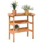 Oppottafel plantentafel hout + zink GRATIS VERZONDEN!, Verzenden, Nieuw, Tuin, 60 tot 100 cm