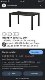 IKEA bjursta eethoek tafel, Huis en Inrichting, Tafels | Eettafels, Nieuw, Rechthoekig, Ophalen of Verzenden, Overige houtsoorten
