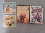 3 Sesamstraat films en 1 cd, Ophalen of Verzenden, Zo goed als nieuw, Muziek