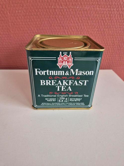 Fortnum & Mason Breakfast Tea Blik - Vintage, Antiek en Kunst, Antiek | Keukenbenodigdheden, Ophalen of Verzenden
