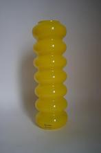 vintage Anne Nilson Ikea Solstrale glas bubbel vaas geel, Huis en Inrichting, Woonaccessoires | Vazen, Gebruikt, Geel, Ophalen of Verzenden