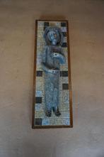 Oude tegel met Christus van keramiek, Antiek en Kunst, Antiek | Religie, Verzenden