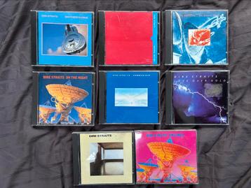 Dire Straits - 8 originele cd's  beschikbaar voor biedingen