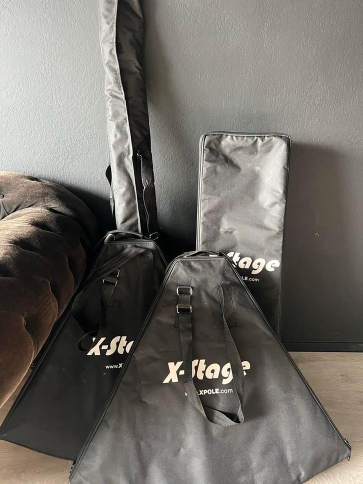 Paaldanspaal X-Stage Lite - Mobiele danspaal, Sport en Fitness, Fitnessmaterialen, Zo goed als nieuw, Overige typen, Armen, Ophalen