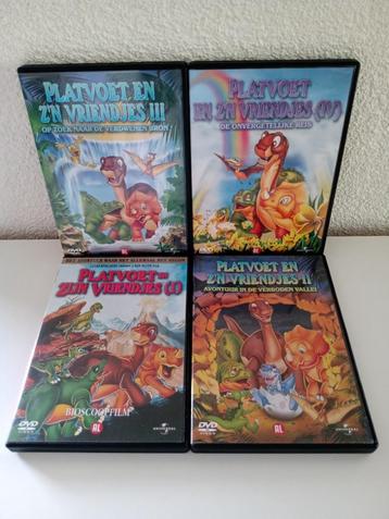 4 DVD'S van PLATVOET en zijn VRIENDJES beschikbaar voor biedingen