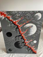 Abstract acryl schilderij van MW, Ophalen