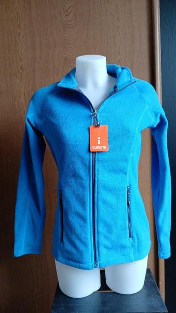 blauwe dames fleecejas Elevate XS S M L XL XXL beschikbaar voor biedingen