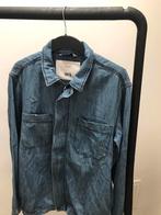 Zara spijkerjas blauw met rits maat L nauwelijks gedragen, Verzenden, Maat 52/54 (L)