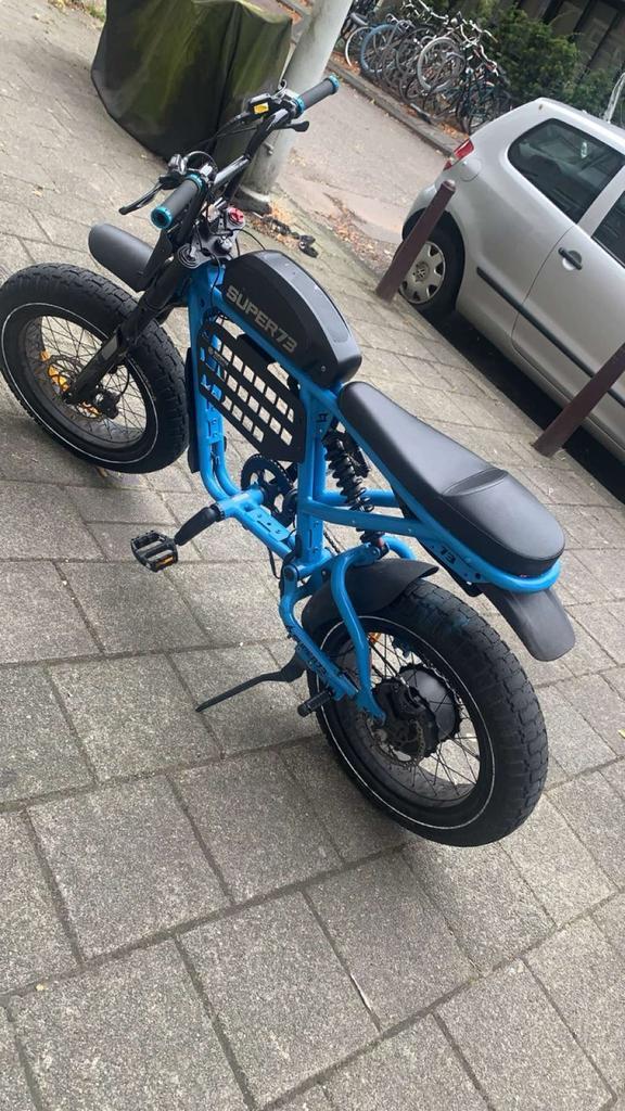 Super73 RX Mojave Blu Tang, Fietsen en Brommers, Elektrische fietsen, Gebruikt, Overige merken, Minder dan 47 cm, 50 km per accu of meer